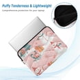 thumbnail image 2 of FORMRS 13"-13.3" Laptop Sleeve Protective Case Soft Carrying Quilted Computer Bag Cover, Pink Christmas Snowman, 2 of 7
