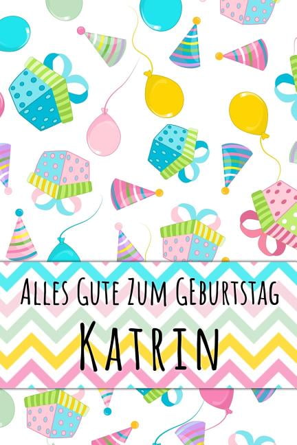 Alles Gute zum Geburtstag Katrin Kariertes Notizbuch mit 5x5