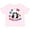 AD-Pink, variant on Inktastic Too Cute Baby Panda with Flowers Girls Toddler T-Shirt