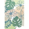 thumbnail image 2 of Kouta, Flora 11x14 White Modern Wood Framed Museum Art Print Titled - Flower Power I, 2 of 4