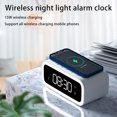 thumbnail image 5 of sruoe Alarm Clock, Clock Alarm Bedside, Clock Alarm Digital, Alarm Clocks for Bedrooms, Small Alarm Clock, Vibrating Alarm Clock, Projection Rectangular, Plastic, 5 of 6
