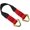 Red, variant on 2" x 29" Axle Tie Down Strap with D Rings, Heavy Duty Tire Wheel Tie-Down with Protective Sleeve, 6614 Lbs Adjustable Axle Tow Strap for Securing Transport (Red)