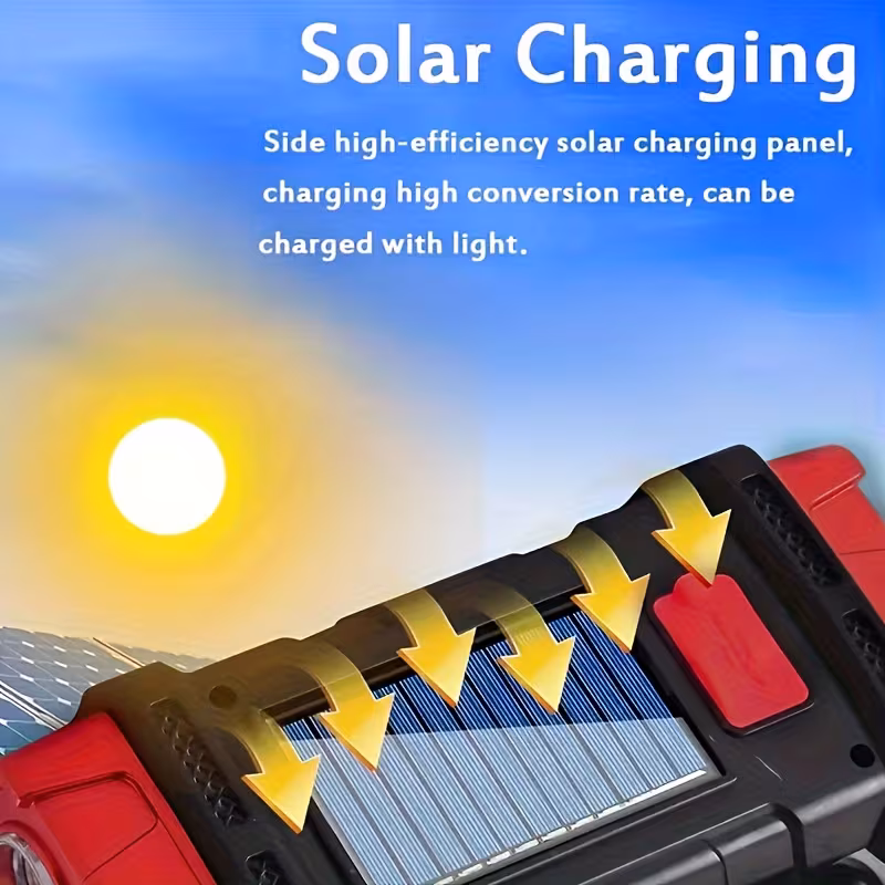 thumbnail image 4 of Juego de linterna solar LED para acampar y senderismo, 4 of 5