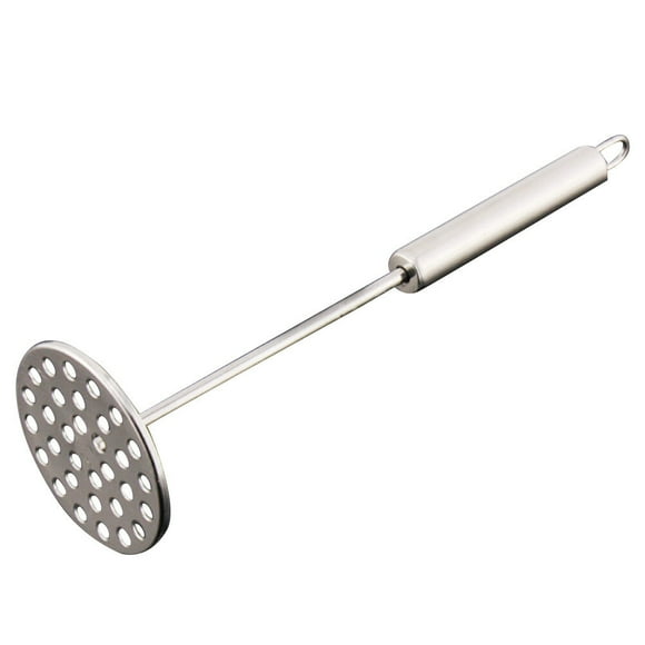 WORGEOUS Trituradora de patatas redonda Trituradora de frutas de acero inoxidable Trituradora de alimentos Trituradora de verduras Gadget de cocina