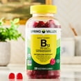 thumbnail image 5 of Spring Valley Vitamin B12 Supplement Vegetarian Gummies for Metabolism Support, Raspberry Flavor, 500 mcg, 200 Count, 5 of 12