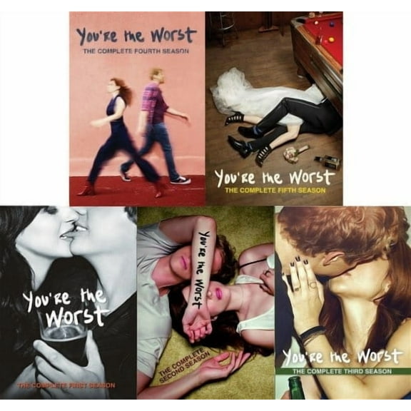 You're the Worst: The Complete TV Series, Seasons 1, 2, 3, 4 & 5 (DVD-R)