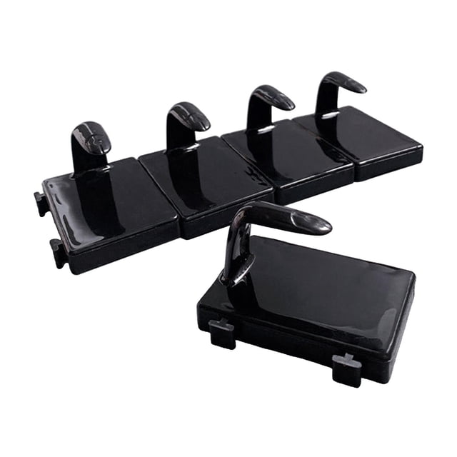Modelo de de de uñas de práctica de 5 piezas para principiantes de Negro Yuyangstore Practicar el dedo de la uña