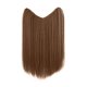 thumbnail image 1 of EZLIFE Extensión de cabello largo liso con clip en una sola pieza, color sintético, nuevo D1 Q2N3, 1 of 7