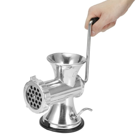 

Aluminum Alloy Large Feed Hole Grinding Machine Grinder Tool For Grinding Pork Beef Lamb Chicken Home Silver Kitchen Accessory