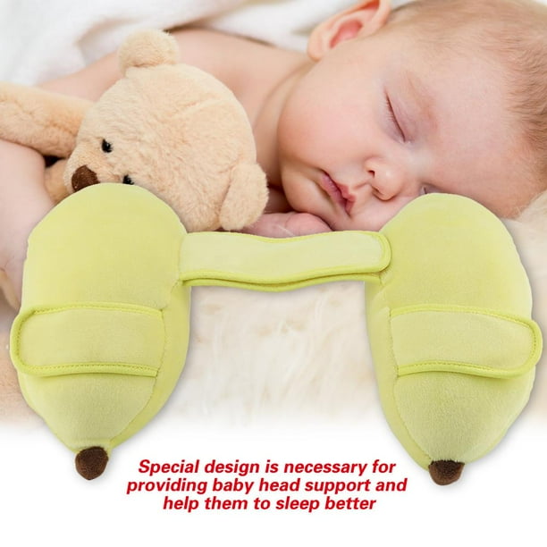 Mgaxyff Baby Car Seat Stroller Adjustable Headrest Cushion Neck Support