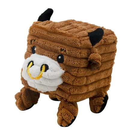 UPC: 0700603703246 | Outward Hound Cube-Eez Buffalo Plush Dog Toy  Brown  Small