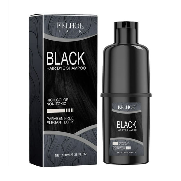 Maojin Champú Champú para el cabello Champú para teñir el cabello Champú para cubrir canas Champú para teñir el cabello Champú para teñir el cabello de plantas naturales R Ich c