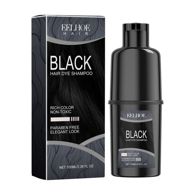 Champú para teñir el cabello Champú para teñir el cabello, que cubre las canas, champú para teñir el cabello, champú para teñir el cabello a base de plantas naturales, colores R Ich, adecuado para tod