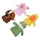 thumbnail image 4 of Marionetas de mano de animales, 4 piezas Marionetas de mano de animales Marionetas de mano suaves Marionetas de mano lindas Artesanía superior, 4 of 14