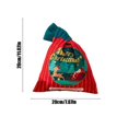 thumbnail image 3 of Holiday Gift Packaging Knitted Drawstring Bag, 3 of 4