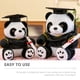 thumbnail image 3 of KAKOWELY Adorno de panda creativo, adorable juguete de modelado de panda, muñeco de panda simulado, juguete de panda para niños, 3 of 5