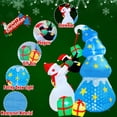 thumbnail image 4 of Árbol de Navidad Inflable UoVeHoin de 8 Pies con Muñeco de Nieve, 4 of 7