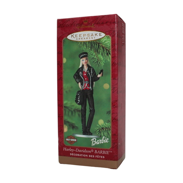Hallmark Ornament 2000 Harley Davidson Barbie QXI8554 Non Mint Box
