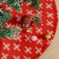 thumbnail image 4 of de de Navidad de invierno Patrón de esponjoso duradero Cubierta de base de de Navidad gruesa reutilizable para, 4 of 8