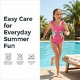 thumbnail image 6 of Girls One Piece Cartoon Swimsuit with Colorful Ruffles Design Cute Character Swimwear Size 3-6Y, 6 of 9