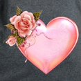 thumbnail image 3 of CafePress - Romantic Hearts T Shirt - Women's Traditional Fit Dark T-Shirt, 3 of 4
