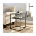 thumbnail image 3 of Crosley Furniture Braxton Modern Metal End Table in Matte Black, 3 of 3