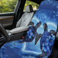 thumbnail image 4 of XYZCANDO Turtle and Floral Pattern Non-Slip Seats Protector for Workout Camping, Sweat Washable Breathable Car Seat Cover Towel, 4 of 11