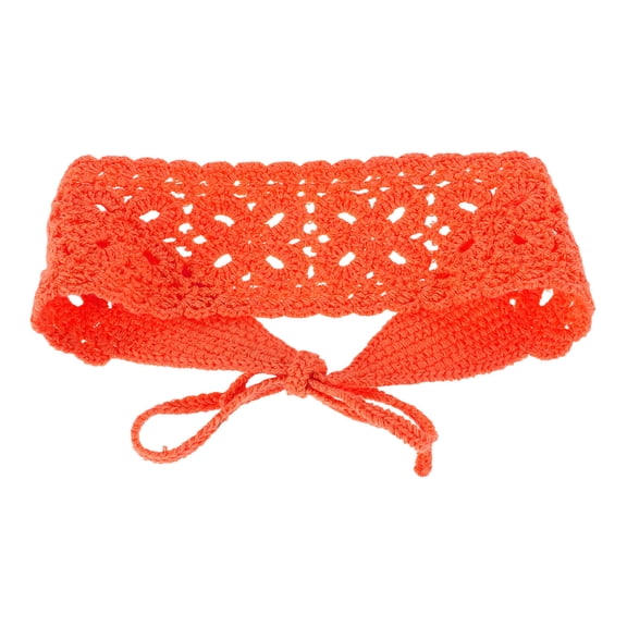 TABLZONE Wide Headbands for Women, Fashion Hair Accessories, Versatile Orange Headband, Comfortable and Stylish, 1 Pack
