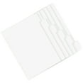 thumbnail image 3 of 6Pcs Clear Acrylics Binder Dividers with Label Space 6 Hole Punched Binder Divider for 6 Rings Binder Notebook Journal, 3 of 7