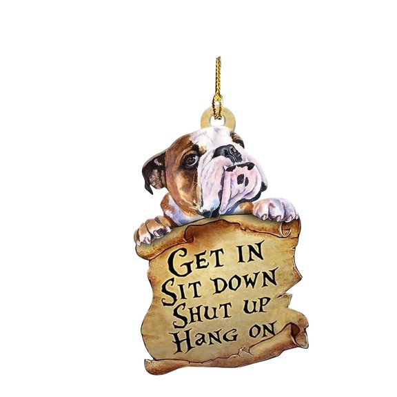 Vikakiooze Home Decor Clearance Decorative Puppy Transparent Acrylic Car Ornaments Creative Gift