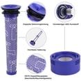 thumbnail image 3 of Paquete de 6 filtros de aspiradora Kit de repuesto para aspiradora inalámbrica Dyson V7 V8 Animal y V8 Absolute 3 filtros de poste 3 prefiltros compatibles con Dyson V8+ V8 V7 Comparar con la pieza 965661-01 967478-01, 3 of 5