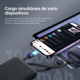 thumbnail image 3 of Banco De Energía Portátil G-tide P1 10000 mAh, 3,7 V, 37 Wh,4cables,power Bank,Compatible con sistemas Android e iOS,Disponible en cuatro colores,El cable es desmontable,Negro,Iluminación LED, 3 of 10