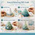 thumbnail image 5 of DIY 3D Sea Glass Art Kit – Coastal & Christmas Collection, Ocean Animal Mosaic Craft Kit for Adults, Colorful Sea Glass Home Decor Set, Creative Handmade Holiday Gift, 5 of 7
