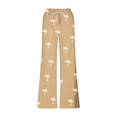 thumbnail image 5 of Pantalones largos para hombre, cintura elástica, transpirables, cómodos, suaves, informales, de playa, de poliéster., 5 of 5