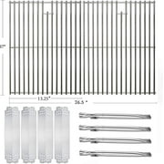 Quickflame 17" Stainless Steel Flavorizer Bars for Nexgrill 720-0830H 720-0830D 720-0888N (2 Pack)