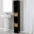 thumbnail image 2 of Slim Storage Tower in Dark Walnut, 2 of 8