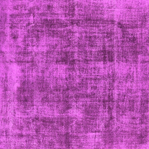 Ahgly Company Indoor Square Oriental Pink Industrial Area Rugs, 5' Square