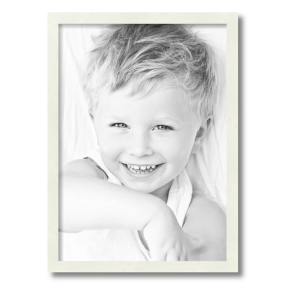 ArtToFrames 15" x 21" White Picture Frame, 15x21 inch White Wood Poster Frame (WOM-5138)
