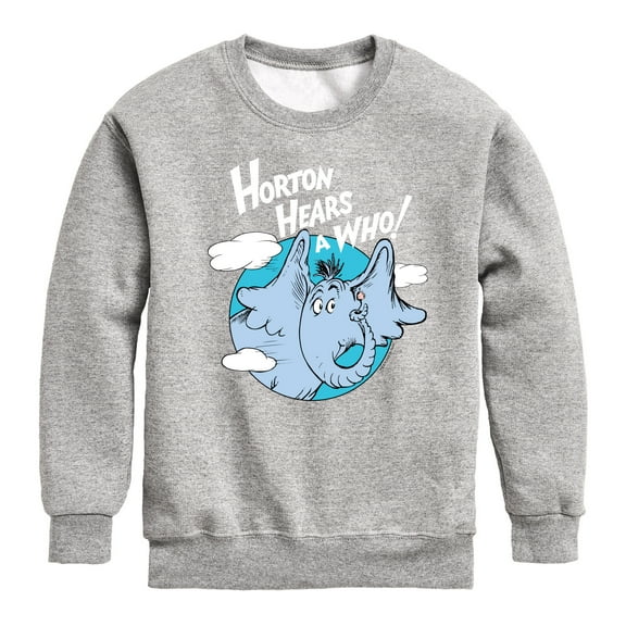 Horton Hears a Who - Horton Clouds   - Toddler & Youth Crewneck Fleece Sweatshirt