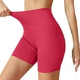 thumbnail image 2 of gbyLJF Womens High Waisted Shorts Ribbed Knit Biker Shorts Workout Shorts for Yoga Running Gym, 2 of 8