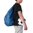 thumbnail image 3 of Mgaxyff Basketball Football Soccer Sports Training Exercising Mesh Backpack Shoulder Drawstring Bag, Drawstring Bag, Drawstring Ball Bag, 3 of 8