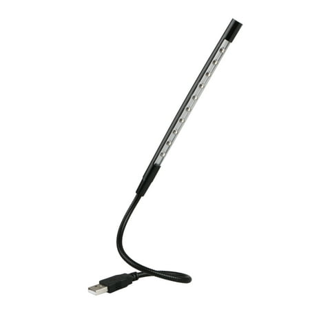 10 LED USB Keyboard Dimmable Night Light Flexible Lamp for Laptop PC Keyboard (Best Keyboard Under 10)