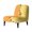 Sunflower Spotted Pattern, variant on HELLHERO Anti-Wrinkle Armless Accent Chair Soft Cover Dustproof Elastic Bottom Armless Accent Chair Protector for Living Room, Western Horse