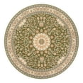 thumbnail image 2 of Unique Loom Outdoor Traditional Collection Area Rug - Wisdom (10' Round Green/Brown), 2 of 11