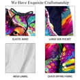 thumbnail image 4 of luoweisi Men's Beach Shorts Quick Dry Swim Trunks with Mesh Lining Chameleon L, 4 of 5