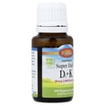 thumbnail image 5 of Carlson - Super Daily D3+K2, 50 mcg (2000 IU) & 45 mcg, Liquid Vitamins D & K, Vegetarian, Unflavored, 360 Drops, 5 of 6