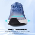 thumbnail image 2 of Mens Wide Toe Box Shoes Arch Support Lightweight Slip Ins Orthopedic Plantar Fasciitis with Thick Cushion Zero Drop Sole Width Shoes for Athletic Training Running Workouts, 2 of 6
