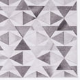 thumbnail image 7 of Contemporary Home Living 3' x 5' Geometric Prism Patchwork Area Throw Rug - Gray and Cream, 7 of 7