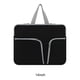 thumbnail image 4 of Injueey Funda para computadora portátil con asa Estuche impermeable para computadora Bolsa de transporte de viaje Compartimentos protectores Relojes inteligentes Negro 14 pulgadas, 4 of 6