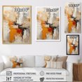 thumbnail image 4 of Designart "Yellow Black Abstract Fractal Expressions" Modern Wall Art Print, 4 of 5